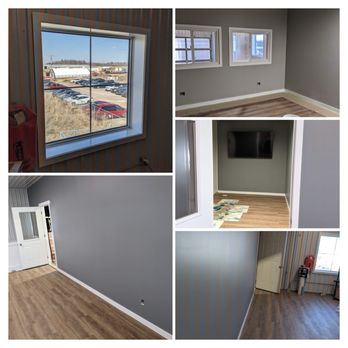 Weir Custom Contracting - After: interior flooring install, trim and paint - Decks & Railing Near Me Weir Custom Contracting - After: interior flooring install, trim and paint - Decks & Railing Near Me