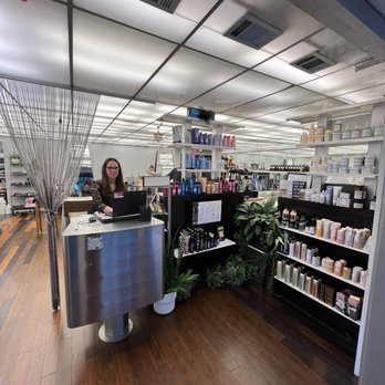 The G Salon and Spa - Front of salon with all their magic products! - Massage Near Me - Providence, Rhode Island The G Salon and Spa - Front of salon with all their magic products! - Massage Near Me - Providence, Rhode Island