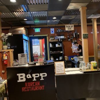 Bapp Korean Restaurant - Enter your name in the red tablet on the right, then wait for their text. - Asian Fusion Near Me - Jackson, Wyoming