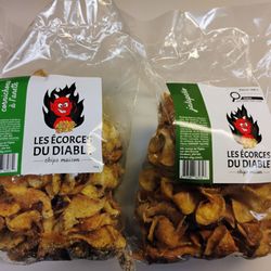 Boucherie Gréber - These chips are delicious! $7.99 a bag. Pricey, but so good.