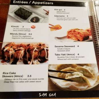 Sam Cha - Korean Near Me - Montreal, Quebec