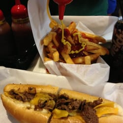 PJ's Steaks - Happy Friday with cheesesteak and fries!