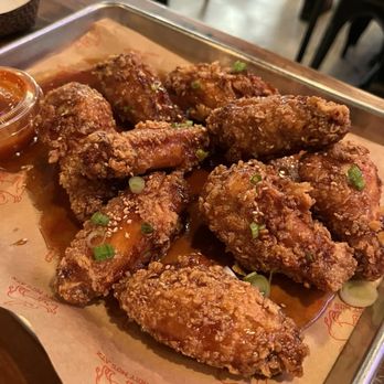 Donkey Mo’s - Soy Garlic wings - Korean Near Me - Austin, Texas