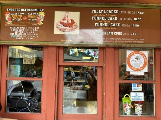 Log Ride Funnel Cake by null