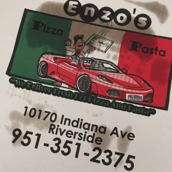 Enzo's Pizza - Delivery box - Pizza Near Me - Riverside, California
