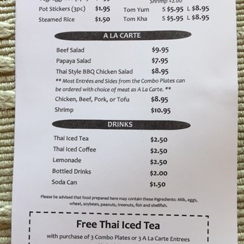 Khao San Thai Kitchen - Menu Back - Thai Near Me - Salinas, California Khao San Thai Kitchen - Menu Back - Thai Near Me - Salinas, California