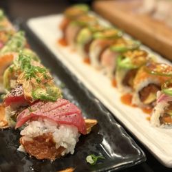 Rock and roll Spicy tail roll