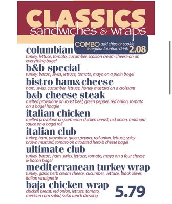Menu photo 2 B&B Bagel Columbia, MO Menu photo 2 B&B Bagel Columbia, MO
