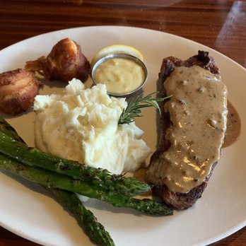 Brigantine - Surf and turf dinner special. Crab stuffed scallops, New York steak $48 - Seafood Near Me - San Diego, California Brigantine - Surf and turf dinner special. Crab stuffed scallops, New York steak $48 - Seafood Near Me - San Diego, California