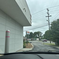 Drive thru exit