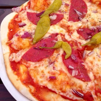 Osteria Rustica - Pizza Diabolo - Italian Near Me - Lüneburg, NI Osteria Rustica - Pizza Diabolo - Italian Near Me - Lüneburg, NI