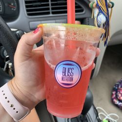 Bliss nutrition - Strawberry Aloe Tea- comes with the purchase of any protein shake. Has antioxidants and pure aloe which helps with digestion!