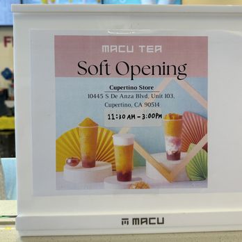 Macu Tea - Cupertino - Ad - Bubble Tea Near Me - Cupertino, California Macu Tea - Cupertino - Ad - Bubble Tea Near Me - Cupertino, California