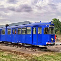 Eisenbahnpark Wendisch Rietz e.V. - Alte blaue StraBa (05/2019)