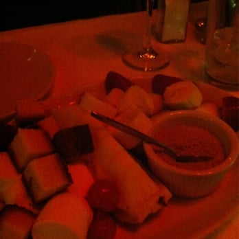Geja's Cafe - Fruit/ cake for chocolate dipping - Fondue Near Me - Chicago, Illinois Geja's Cafe - Fruit/ cake for chocolate dipping - Fondue Near Me - Chicago, Illinois