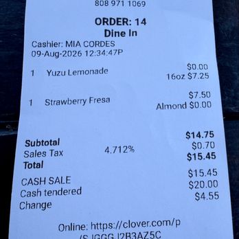Pu Kena Coffee - Receipt - Coffee & Tea Near Me - Aiea, Hawaii Pu Kena Coffee - Receipt - Coffee & Tea Near Me - Aiea, Hawaii