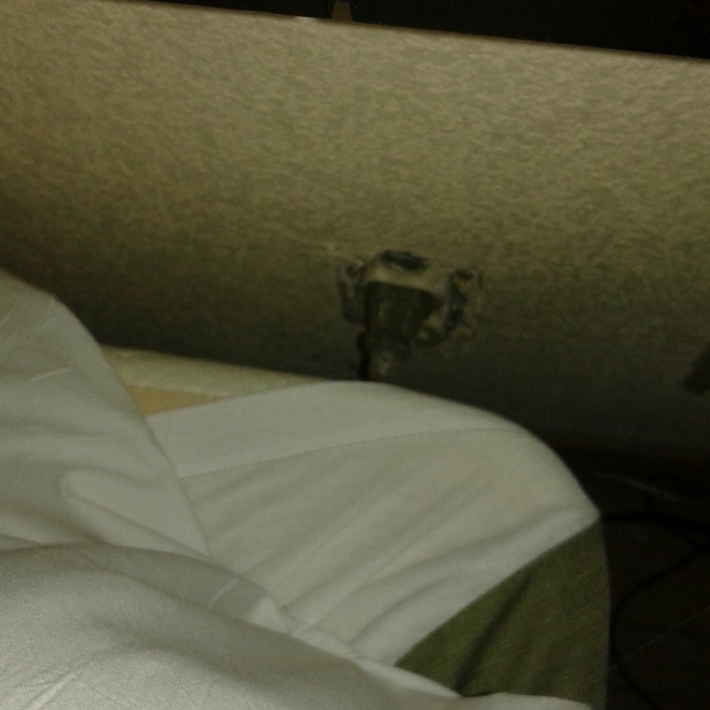 Tropicana Laughlin - A Caesars Rewards Destination - This was the socket located behind my bed! Pretty scary if you ask me! - Hotels Near Me - Laughlin, Nevada