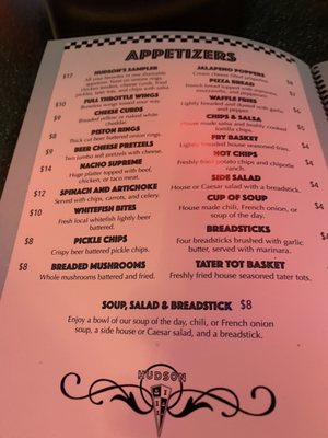 Menu photo 4 Hudson's Classic Grill & Bar Marquette, MI Menu photo 4 Hudson's Classic Grill & Bar Marquette, MI