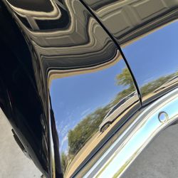 Showroom Auto Detailing - Reflection on Chevelle after detailing
