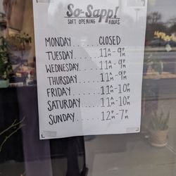 So-Sapp! Lao and Thai Fusion Street Eats - Hours Jan 2023