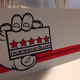 I love the thick business cards.