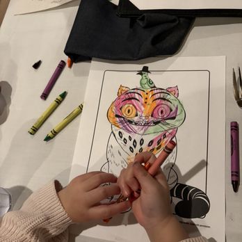 Forbes Mill Steakhouse - coloring for the kids - Steakhouses Near Me - Los Gatos, California