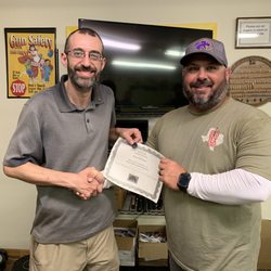Carry the Day - Our owner and chief instructor attended training with Gabe White and received a Dark Performance pin from Gabe.