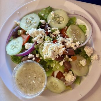 Joe’s Italian Restaurant - Greek salad; the homemade dressing was so good! - Italian Near Me - Lake Jackson, Texas