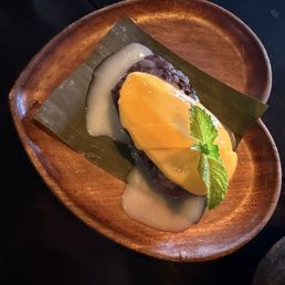 Purple Sticky Rice Custard