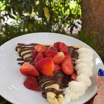 Cafe Davina - Strawberry chocolate crape - Creperies Near Me - Suffolk, Virginia