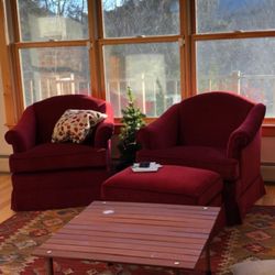 Needham Upholstery - Matching club chairs