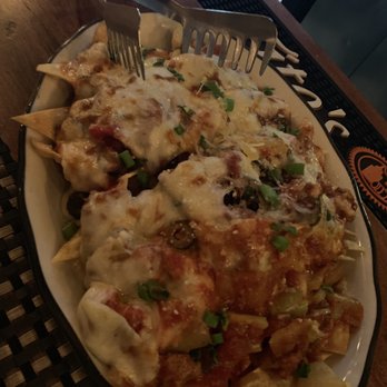Giacobbi's Cucina Citta - Italian Nachos: fried pasta with Hungarian peppers, sausage, and marinara - Italian Near Me - Buffalo, New York