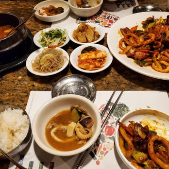 Garlic & Ginger - Osam bulgogi and seafood stew! - Korean Near Me - Gainesville, Florida