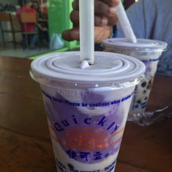 Quickly - Taro-Taro w/ sagu (boba)