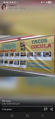 Menu photo 1 TACOS COCULA #2 Asheville, NC