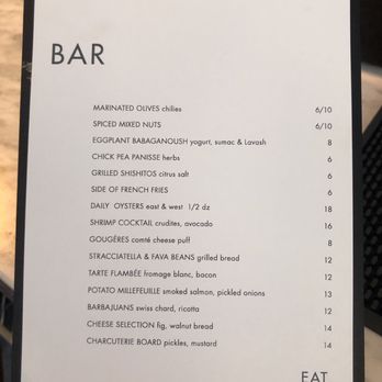 Faubourg Montclair - Bar food menu - French Near Me - Montclair, New Jersey Faubourg Montclair - Bar food menu - French Near Me - Montclair, New Jersey