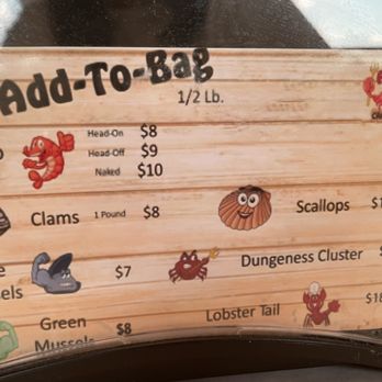 Angry Crab Shack - Per 1/2 lb - Seafood Near Me - Atascocita, Texas