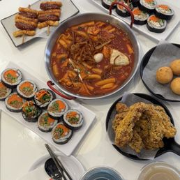 Tuna Kimbab, Spicy Pork Wrap Kimbab, Mild Original Topokki, Sotteok Sotteok (NEW), Cheese Balls Tuna Kimbab, Spicy Pork Wrap Kimbab, Mild Original Topokki, Sotteok Sotteok (NEW), Cheese Balls