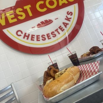 West Coast Cheesesteaks - Small sitting area - Cheesesteaks Near Me - Glendora, California