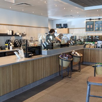 Starbucks - the counter area of a starbucks coffee shop - Coffee & Tea Near Me - Banning, California