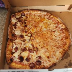 Pizza delivered like this after a $60 order
