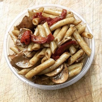 The Culinary Studio - Autumn Pasta Salad with Mushrooms and Sundried Tomatoes - Caterers Near Me - Huntington, New York
