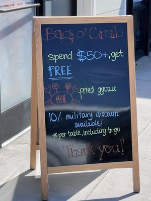 Menu photo 2 Bag O Crab National City, CA