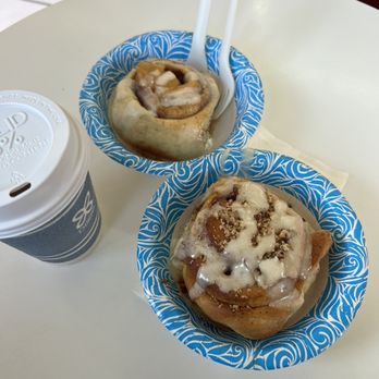 Lilly Mae's Cinnamon Rolls - Pecan cinnamon roll and Apple Maple Cinnamon roll - Bakeries Near Me - Monterey, California