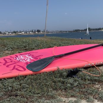 Surf Diva Surf School - Pretty Pinky Sup - Surf Shop Near Me - La Jolla, California