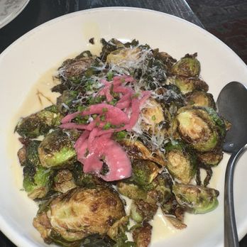 Oak and Ola - Charred Brussels Sprouts - New American Near Me - Tampa, Florida Oak and Ola - Charred Brussels Sprouts - New American Near Me - Tampa, Florida