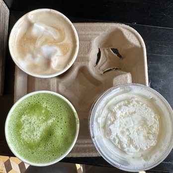 Cafe Landwer - Matcha Cappuccino, Vanilla Milkshake, Cappuccino - Breakfast & Brunch Near Me - Boston, Massachusetts