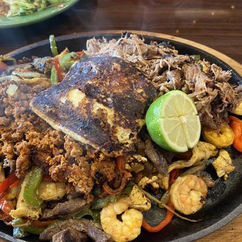 Los Cuates Mexican Restaurant - The fajita with everything. That piece of cheese at the top is tasty! - Mexican Near Me - Flowery Branch, Georgia Los Cuates Mexican Restaurant - The fajita with everything. That piece of cheese at the top is tasty! - Mexican Near Me - Flowery Branch, Georgia
