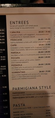 Menu photo 2 Cara Mia Restaurant Floral Park, NY Menu photo 2 Cara Mia Restaurant Floral Park, NY