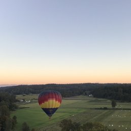 The other balloon moving along with us. The other balloon moving along with us.